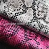 snake skin fabrice for shoe and bag bonded leather fabric shoe material