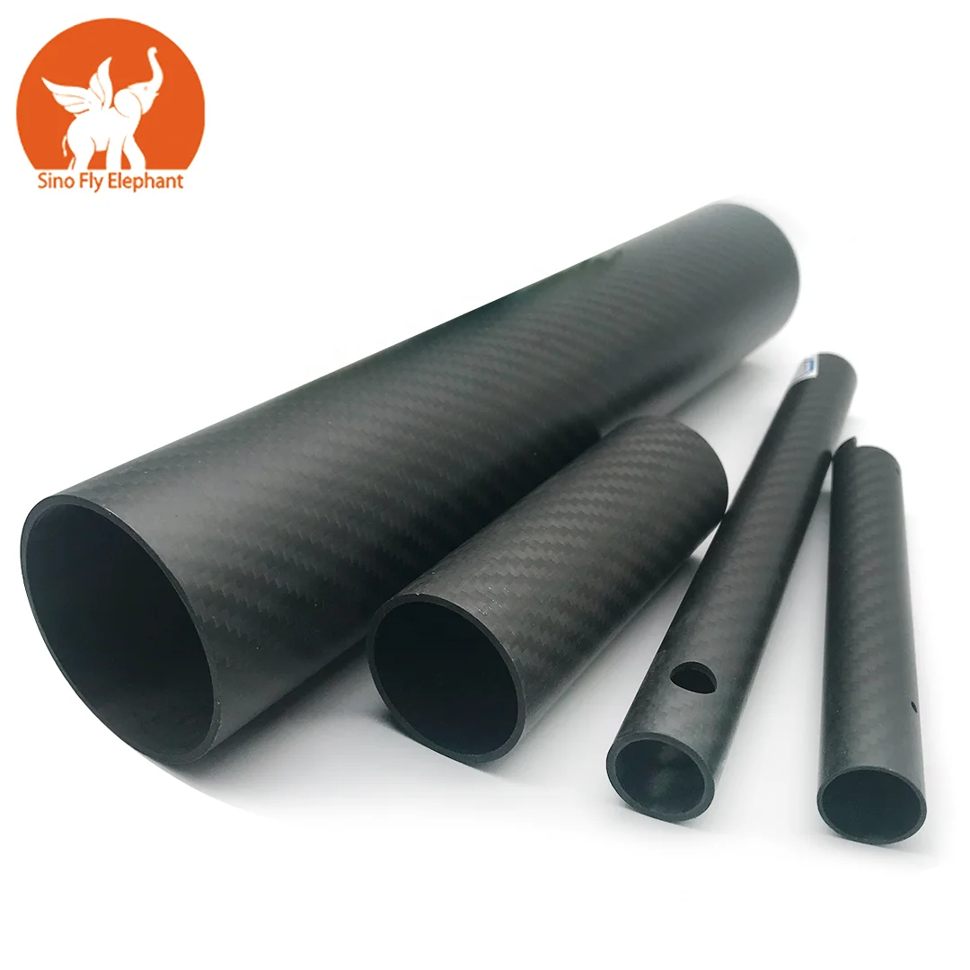 100 Carbon Fibre Tube 3k Twill Matt 1m X 36mm X 40mm Multicopter Uav