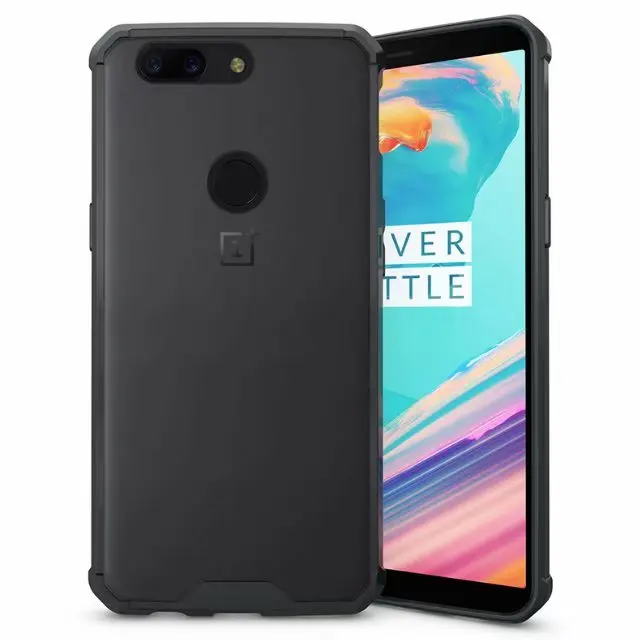 Transparent shockproof hybrid knight case cover armor Slim Armor TPU+PC phone case for 1+5 T 1+6