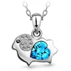 Twelve Chinese Zodiac Signs 925 Sterling Sliver Twelve Animal Shaped Chain Necklace