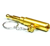 creative Small metal copper keyring tobacco pipe portable smoking pipe