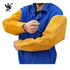 Leather Heat Resistant Welding Arm Pipe Sleeves Elastic Cuff Safety Work Spark Resistant Protection Arm Guard