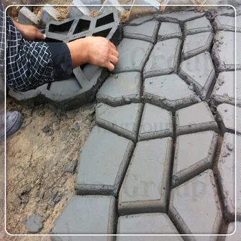 Diy Pavement Mold Driveway Paving Brick Patio Moldes Para Concreto ...