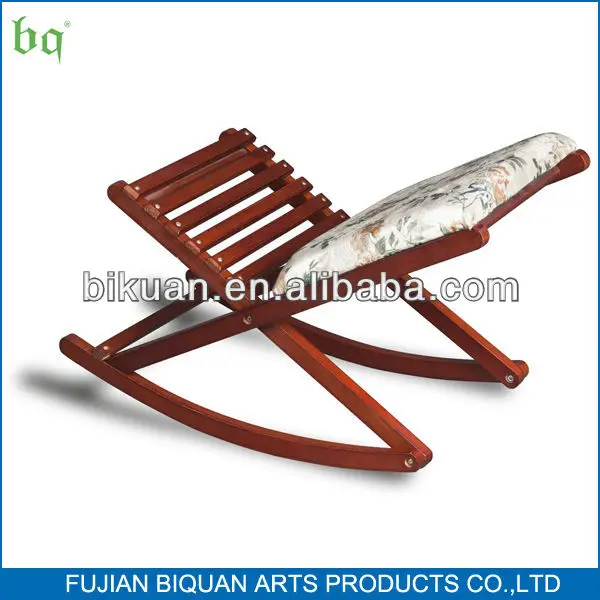 Bq Wooden Folding Rocking Foot Stool Product On Alibaba Com