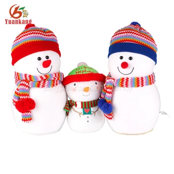 snowman snow dog soft toy