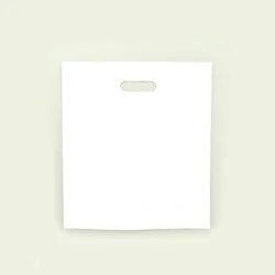 custom made handle die cut plastic bags