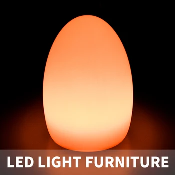 Battery Operated Led Table Light Wireless Table Decoration Led Egg