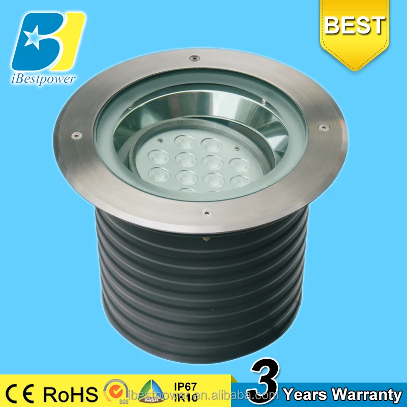 High-pressure Aluminium LED recessed Driveway underground solar outdoor lighting