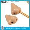Big nose design fun ceramic Pencil Sharpeners wholesale