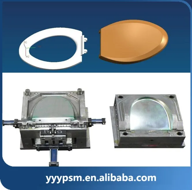 Plastic Moulded Toilet Seat Cover Injection Mold/moulds For Household
