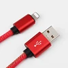 Global new design usb data cable for hot selling cellphone red usb charge fast charge factory for android and iphone