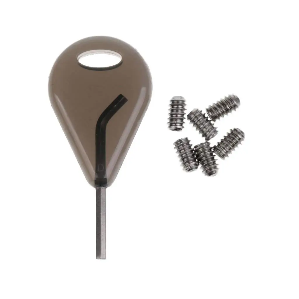 Jili Online 3pcs Surf Fin Box /& Fin Key with Screws for FCS Plastic Surfboard 5 Degree or 9 Degree