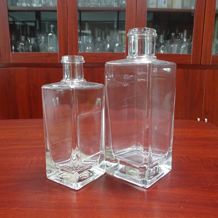 Machine Brown 500ml Square Glass Spirit Bottles 500ml Refillable Liquor Bottle Buy 500ml