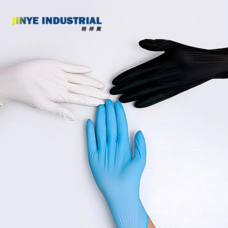 Disposable Black Nitrile Glove For Industrial Exam Grade Nitrile Gloves