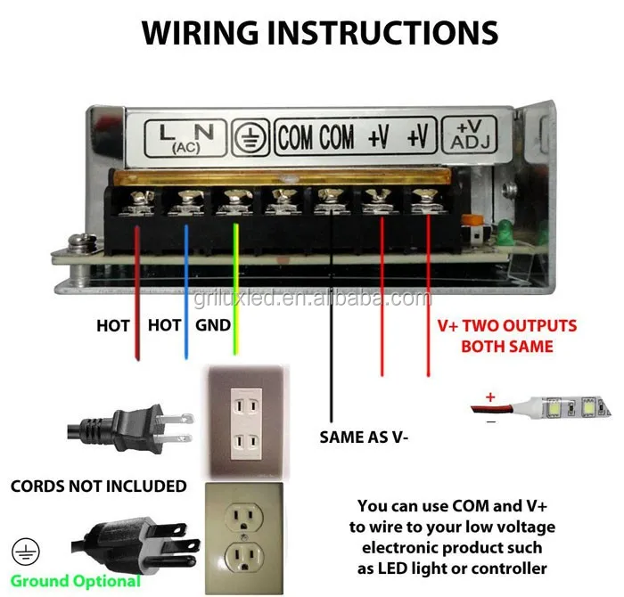 12v Power Supply 10w Led Power Supply Circuit Diagram 350w Power Supply