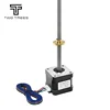 17HS4401S 40 motor stepper motor and 300mm 400mm 500mm T8 linear screw lead china cnc stepper motor