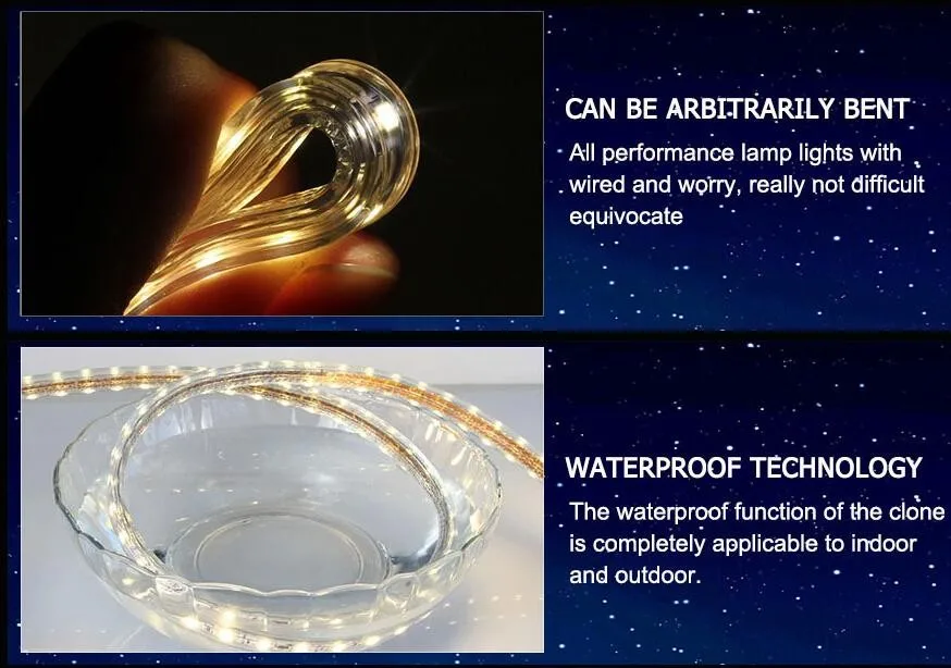 High voltage SMD 5050 RGB 230V 220V 110V flexible led strip light