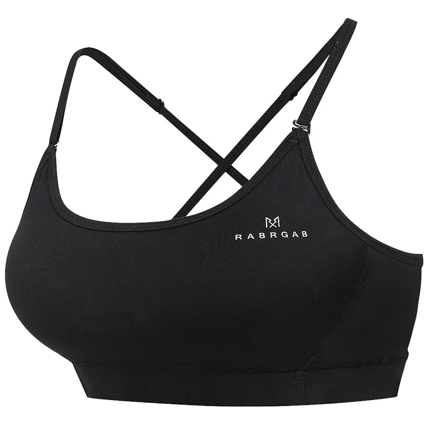 skinny strap sports bra