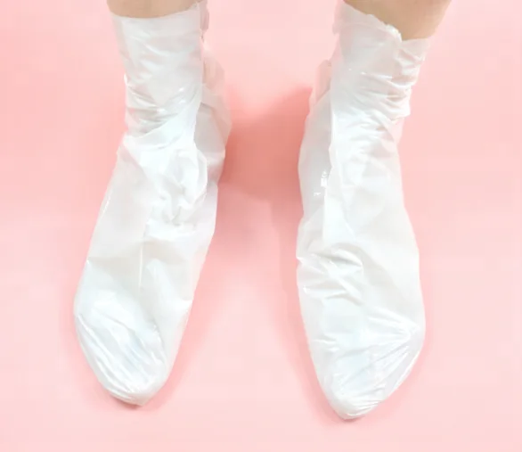 Cpe White Plastic Disposable Foot Socks For Pedicure Buy Disposable