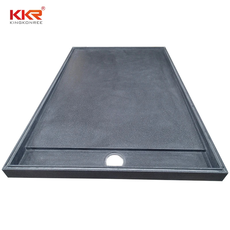 Kkr Custom Size Shower Pan Solid Surface Shower Tray Stone Buy Solid