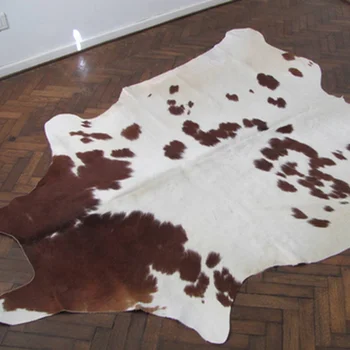 New Cowhide Rug Leather Animal Skin Patchwork Area Carpet Cowhide