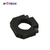 Black anodized casting process tube clamp China parts