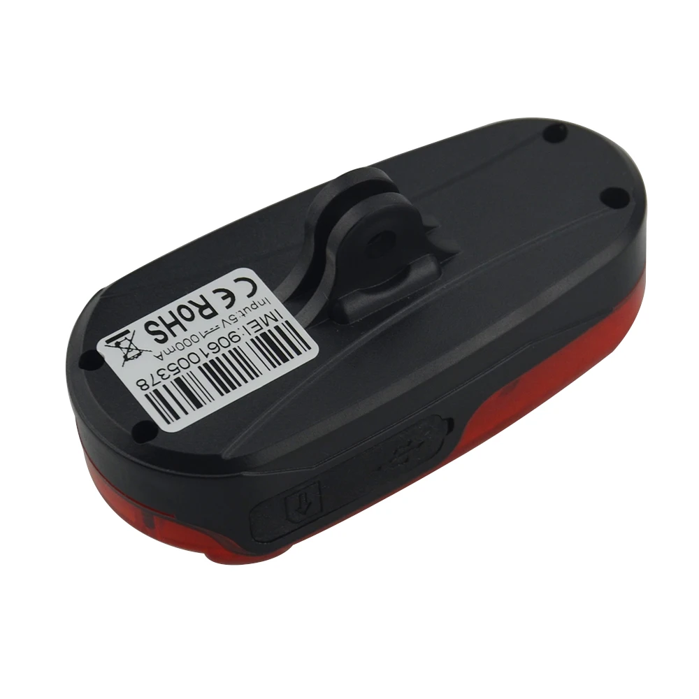 Bike GPS Tracker TK906 300 Hours Standby Waterproof SOS Alarm Low Battery Alarm LED Tail Light Locator Overspeed Alert