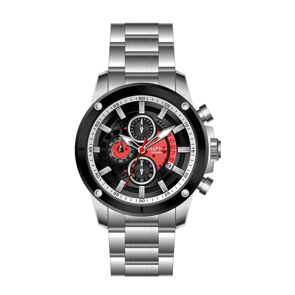 Professional China Watch Manufacturer Stainless Steel Chronograph ...
