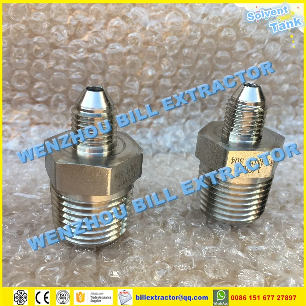 Stainless Steel 316 1/2inch High Pressure Compression Fittings Of Equal