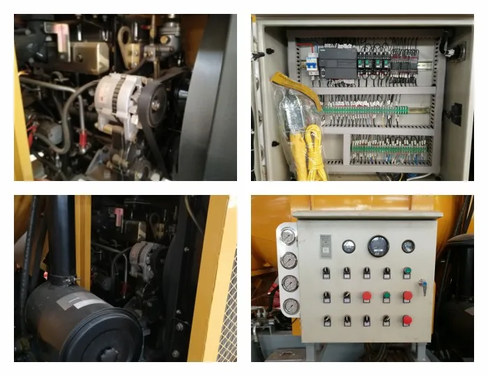 concrete mixer with pump