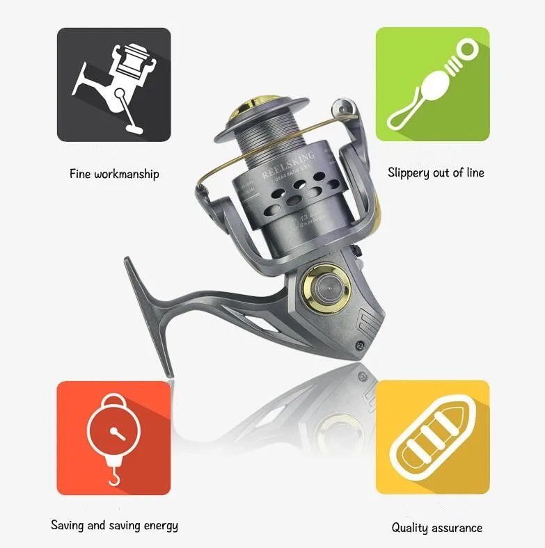 Reelsking 13bb 2000 3000 4000 5000 6000 7000 Fishing Reels Spinning