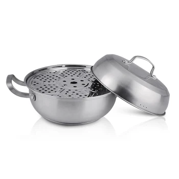 Large Oyster Steamer Double Wall Stainless Steel Steamer Pot - Buy 