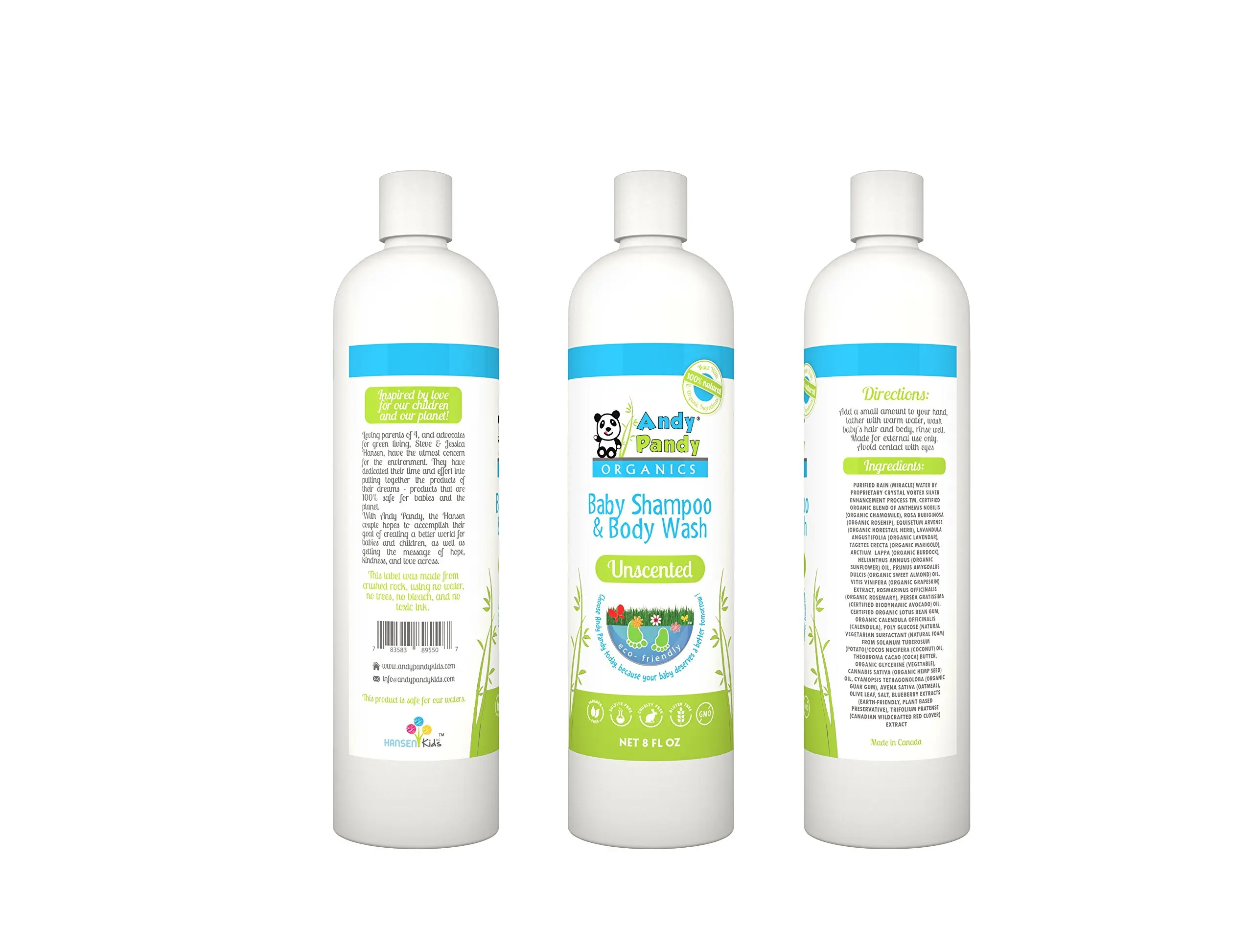 baja baby unscented shampoo & wash