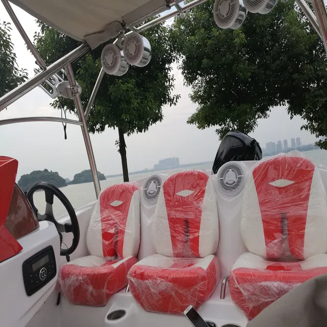 4.8m 15.7ft small jet boat fiberglass fishing speed boat for sale 