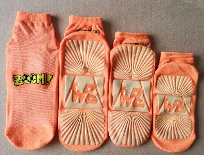 Yoga Bulk Wholesale Custom Anti Slip Silicon Gel Cotton Kids Grip