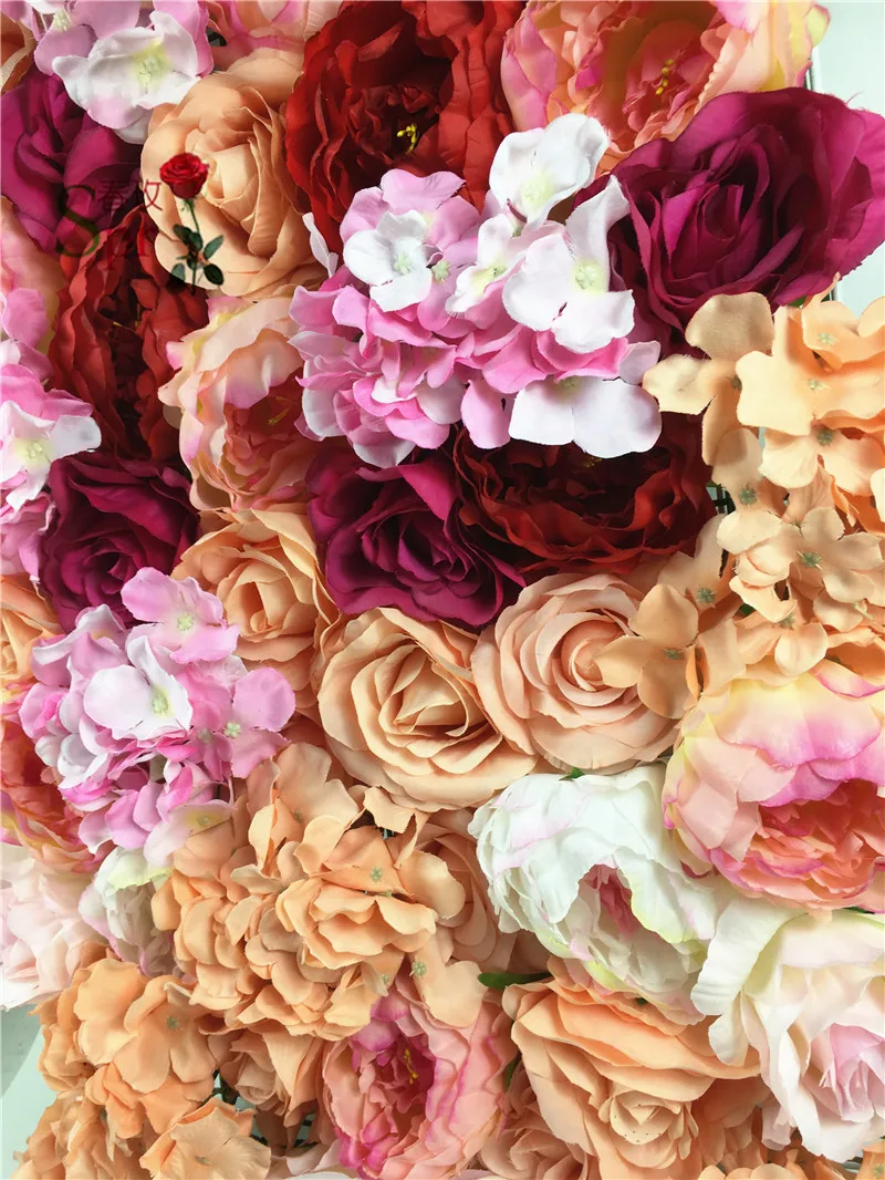 SPR  FW1812212 wedding decoration event flower wall backdrop decoration hanging artificial flowers wholesale wedding flower wall