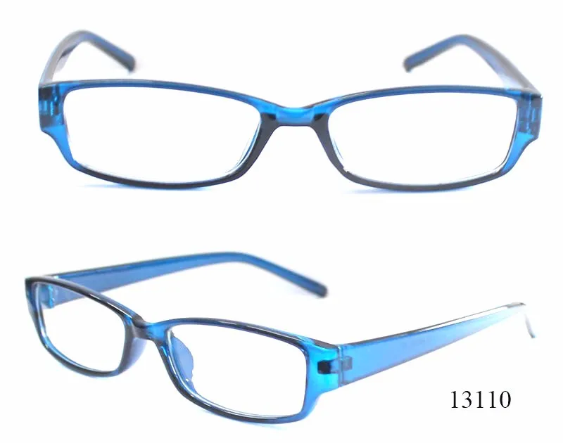 Plastic hinge Vintage high nose bridge reading glasses for old people