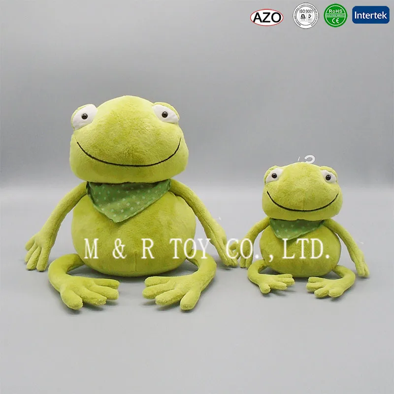 green frog soft toy