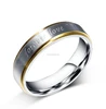 18K Gold Women Titanium Steel Engraved Forever Love Hand Ring With Heart