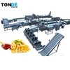 High Capacity Potato Chips French Fries Production Line Frozen French Fries Making Machines