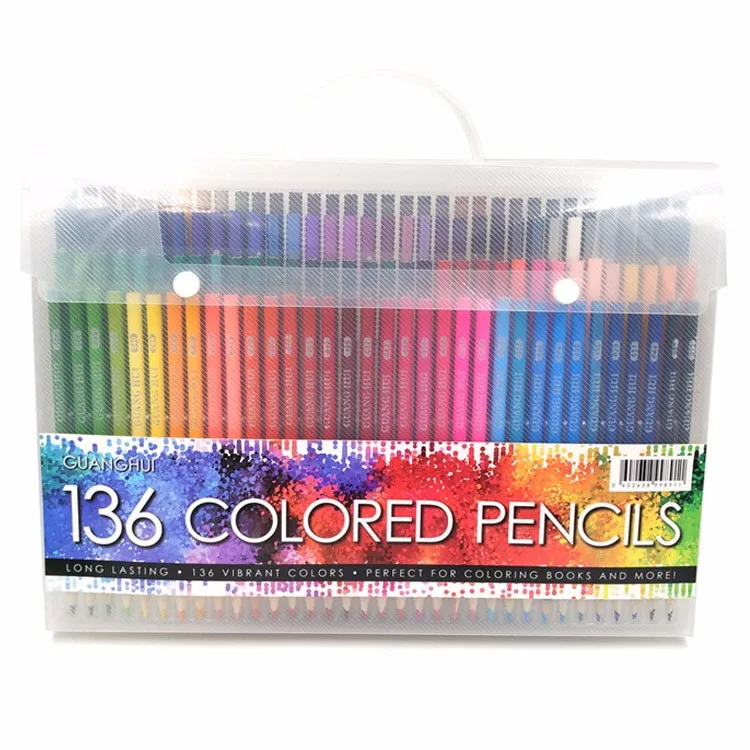 Download 136pcs Colorful Oil Water Color Pencil Cheap Colored Pencil Set For Painting - Buy Cheap Colored ...