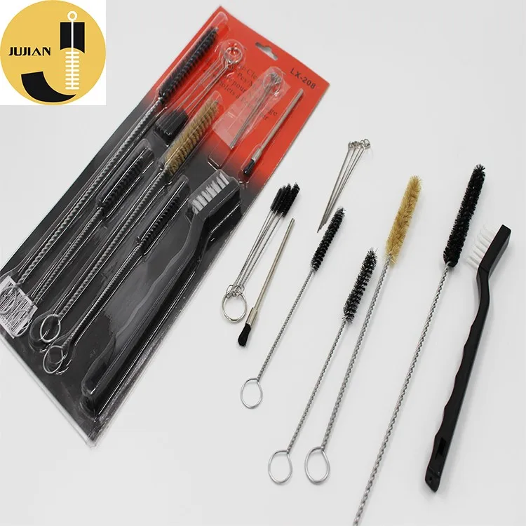 17 Piece Professional Basic Airbrush Paint Spray Gun Cleaning Brush Set