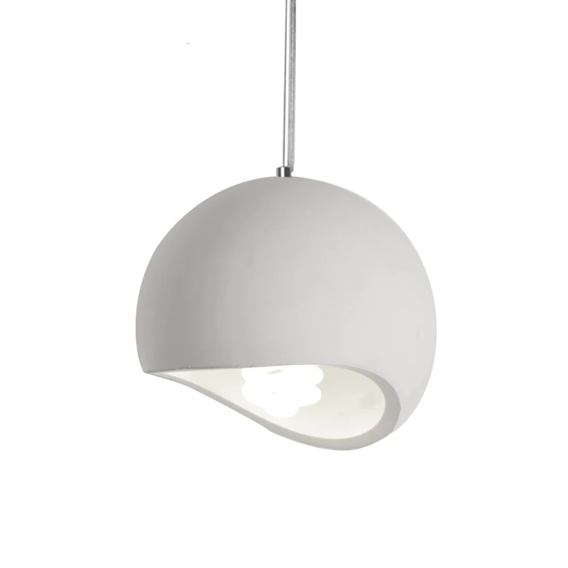 Plaster Modern Indoor Kitchen Island Hanging Lamp Indian Pendant