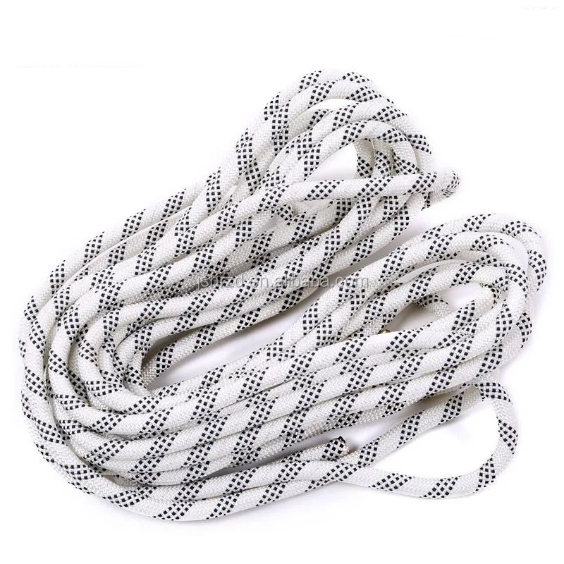 4MM ROUND POLYPROPYLENE ROPE BRAIDED POLY CORD STRONG STRING IN BLACK & WHITE 