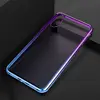 China import direct for clear two colors changing Phone Shell With Flag Shoulder Strap for iphone X