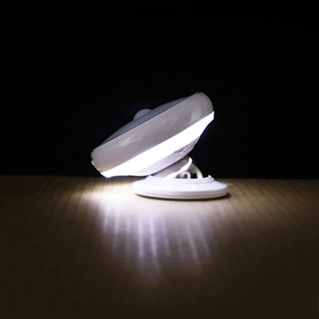 Star finder 360-degree rotating motion sensor night light, recharged two-sided LED induction night light