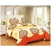 Plain poly micro bed sheet custom printed polyester fabric
