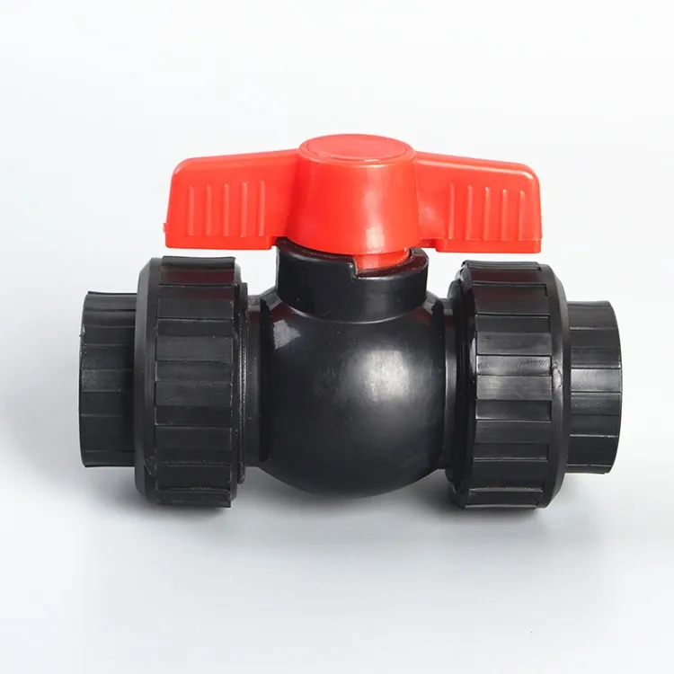 Plastic Pipe Valve Ppr Double Union Hdpe Ball Valve - Buy High Quality