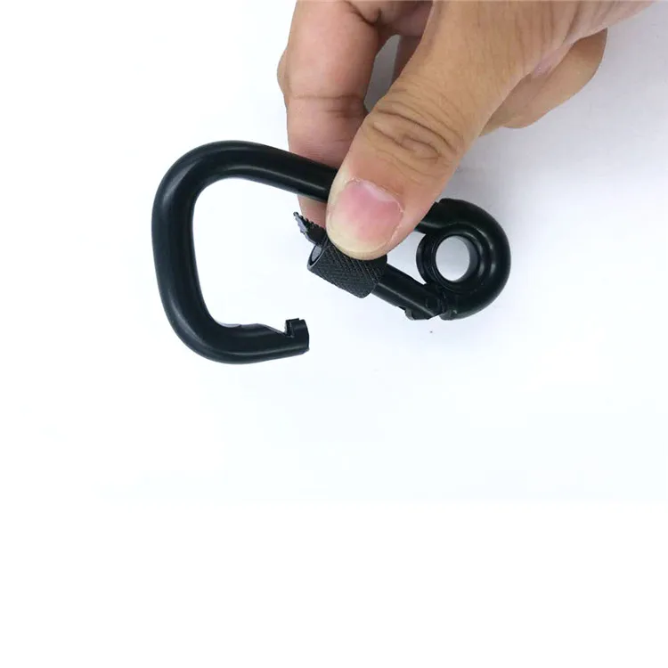 Heavy-Duty Stainless Steel Snap Hook with Eye and Screw for Climbing, Rigging, and Industrial Use