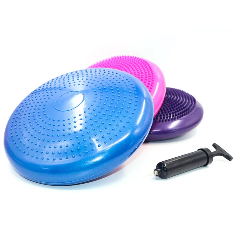 Inflated Stability Wobble Cushion Fitness Thick Core Balance Disc Mat